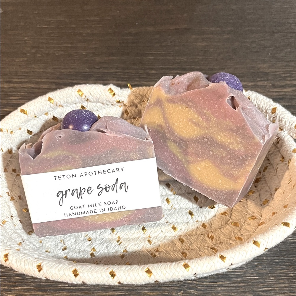 Grape Soda Goat Milk Soap Set
